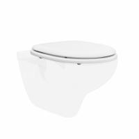 Сиденье Kerama Marazzi Xpro/Икс-Про ультратонкое, микролифт белый глянц, XPRO.B.seat.02\WHT