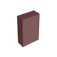 Шкаф подвесной Kerama Marazzi Caravan/Караван 45 хранение без боковин гранатовый, KMCACb45MMp0