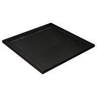 Поддон литой Cezares из искусственного мрамора, квадратный 900x900x30, TRAY-AS-A-90-30-NERO
