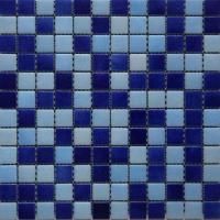 Мозаика стеклянная Zetoglass Mosaic № T-221 31.7*31.7, сине-голубой, ZGT221