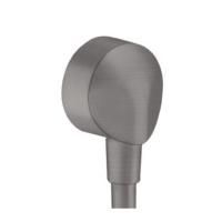 Шланговое подключение Hansgrohe FixFit без клапана обратного тока, шлифованный черный хром, 27454340
