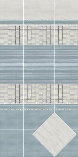 Панно Kerama Marazzi Аверно Рыбы 25х120 FC\A01\3x\6274