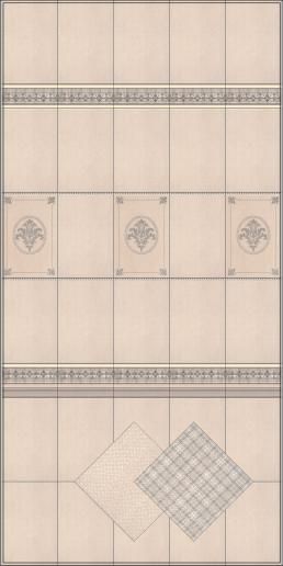 Керамогранит Kerama Marazzi Традиция клетка 30х30 SG918200N