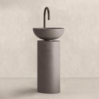 Раковина напольная Milldue SABA 450мм, антрацит, 5830.CM02