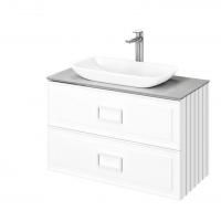 Тумба подвесная Avanti Eleganta Double Bianco 100 под столешницу два ящика