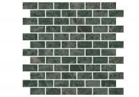 Декор Kerama Marazzi Эвора мозаичный зеленый глянц 32х30, MM13123