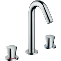 Смеситель для раковины Hansgrohe Logis, со сливным гарнитуром, хром, 71133000