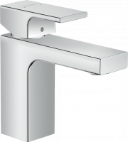 Смеситель для раковины Hansgrohe Vernis Shape 100, без сливного гарнитура, хром, 71569000