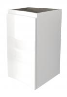 Шкафчик подвесной Cezares VAGUE левый, 34x40x55, 44228 Bianco lucido