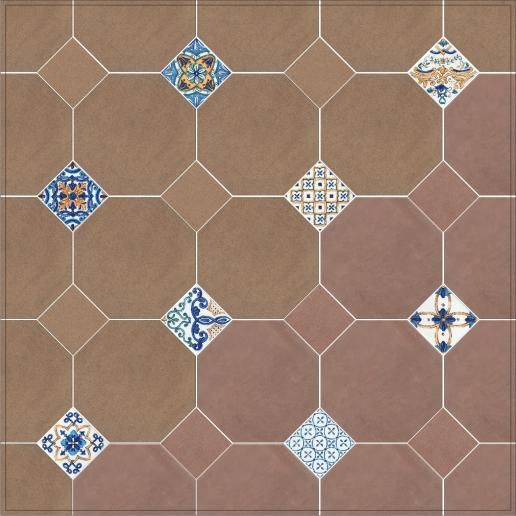 Вставка Kerama Marazzi Капри майолика 9,9х9,9 STG\A488\1146