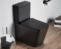 Унитаз-компакт Ceramalux черный матовый, 2170AXMB