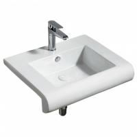 Раковина Azario 60,5*48,5*17 подвесная, белый, AZ-40032-605