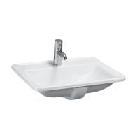 Раковина Laufen Pro B, 55 см, встраиваемая сверху, белая, 8.1396.1.000.104.1