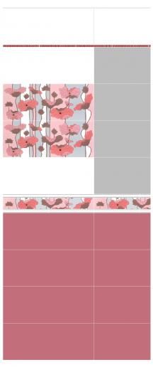 Плитка настенная Kerama Marazzi 20*50 Городские цветы розовый 7081