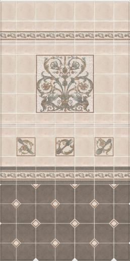 ПЛИТКА керамическая Kerama Marazzi Виченца коричневый темный 20х23,1 23004
