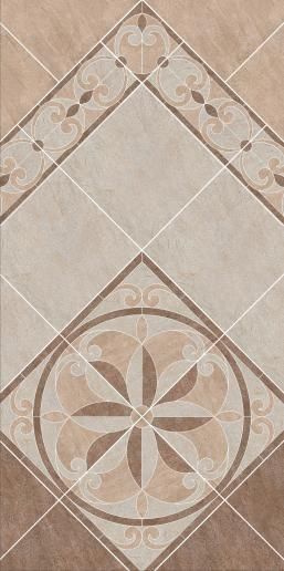 Декор Kerama Marazzi Монтаньоне 42х42 беж 1/4 розона HGD\A37\TU0031L