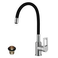 Смеситель для кухни Rossinka СЕРИЯ Z хром/черный, Z35-35U-Black