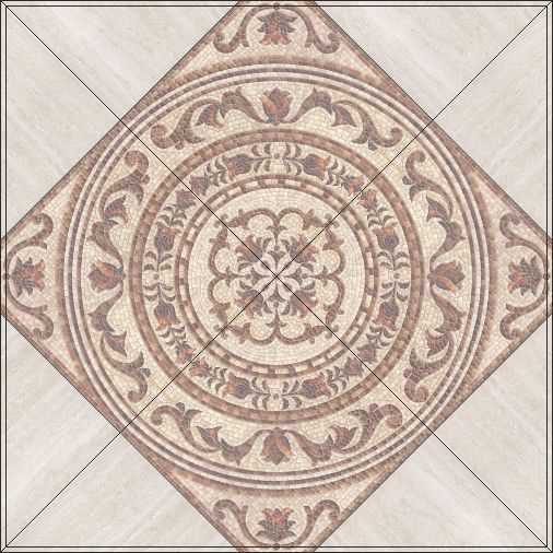 Декор Kerama Marazzi Пантеон 40,2х40,2 ковер угол HGD\A235\SG1544L