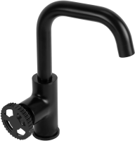 Смеситель для раковины Rea Vertigo Black mat, черный матовый, REA-B8767