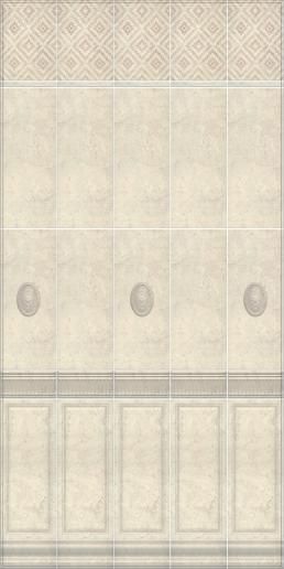 Декор Kerama Marazzi Резиденция овал 8,5х12,5 OBC002