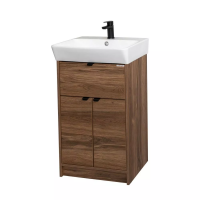 Тумба с раковиной Comforty Руза-50, с рак.Comforty 9055RA-50, дуб темно-коричн, 00-00022023CF