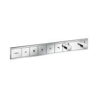 Смеситель для душа Hansgrohe RainSelect с термостатом для 5 потребителей, хром, 15384000