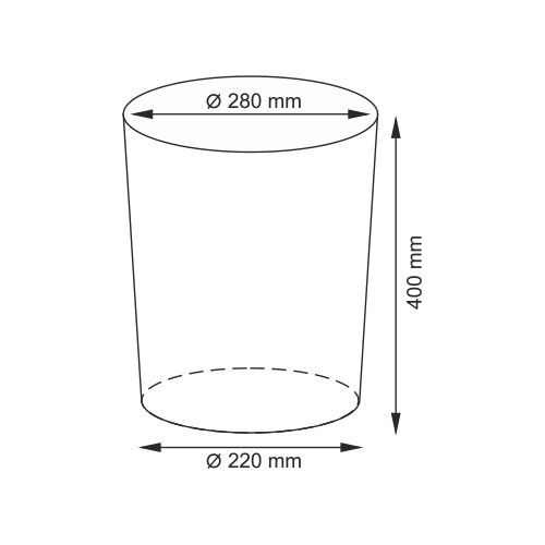 Корзина WasserKRAFT Aller WB-106, WB-106-S