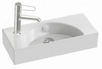 Раковина Jacob Delafon Odeon Rive Gauche, 50 см, керамика, белый, EGO112-55-00