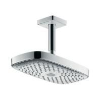 Верхний душ Hansgrohe Raindance Select E 300 2jet Showerpipe EcoSmart, хром/белый, 26608400