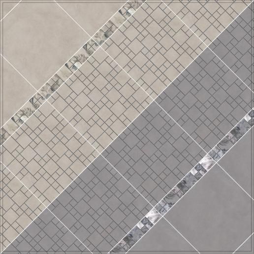 Вставка Kerama Marazzi Александрия светлый 5х5 POG001