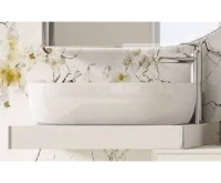 Консоль подвесная Cezares TAVOLONE 120x43x8, 41786 Bianco Opaco