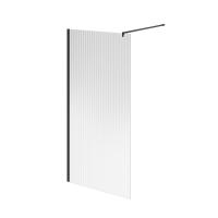 Душевая перегородка Kerama Marazzi Cristallo/Кристалло 100х210, мат черный, CT.100.WI.BLK.M