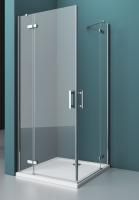 Душевая кабина BelBagno Kraft 900x900x1950, прозрачное стекло, хромированный профиль, KRAFT-A-22-90-