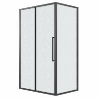 Душевая кабина Grossman Cosmo 130х80х195 черный матовый, стекло шиншилла
