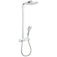 Raindance Select E 300 Showerpipe Душевая система с Термостатом, цвет хром\белый 27127400