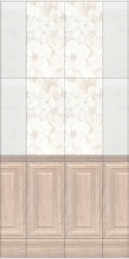 Плитка настенная Kerama Marazzi Абингтон панель светлый 30х60 11090TR