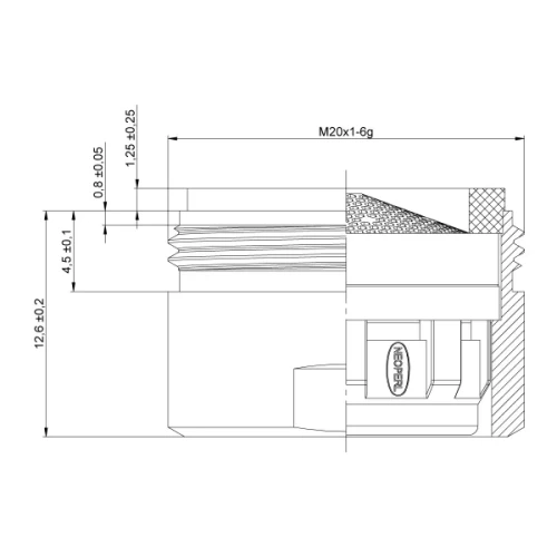 Аэратор Lemark NEOPERL PERLATOR HONEYCOMB A M20, блистер, хром, NP11301-BL