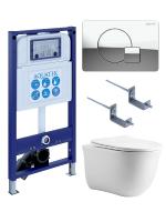 Инсталляция с подвесным унитазом Set Aquatek КЛАССИК cm-067 4в1