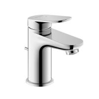 Смеситель для раковины Duravit Wave 1 отв., с донным клапаном, хром, WA1010001010