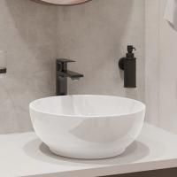 Раковина накладная Sanita Luxe Art Slim 40, белая, ART40SLWB01S