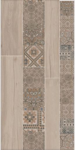 Керамогранит Kerama Marazzi Про Вуд 30x179 беж темный декорированный DL550300R