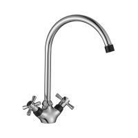 Смеситель для кухни Decoroom с высоким повортным изливом, DR51028-Black