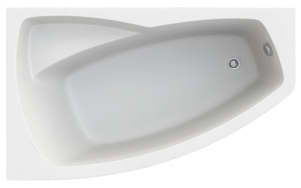 Ванна акриловая Bas КАМЕЯ-PRO 1600х950 левая, с каркасом