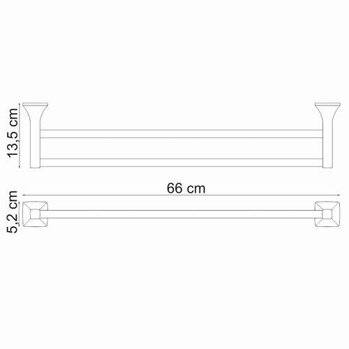 Держатель полотенец WasserKRAFT Wern K-2500, K-2540