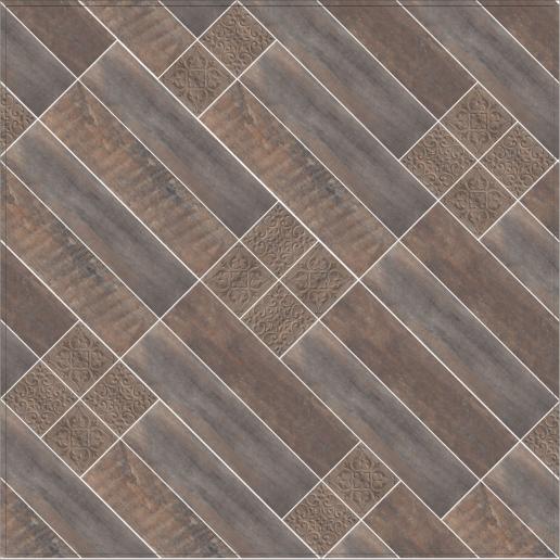 ПЛИТКА Kerama Marazzi 9,9*40,2 Браш Вуд коричневый тёмный SG401300N