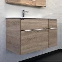 Тумба-умывальник Comforty "Варна-90" дуб сонома с рак. Comforty 9090EL, 00-00009919CF