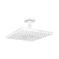 Верхний душ с душевым кронштейном Hansgrohe Raindance E 300 1jet, белый матовый, 26250700