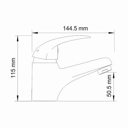 Смеситель для раковины WasserKRAFT Isen 2600, 2603
