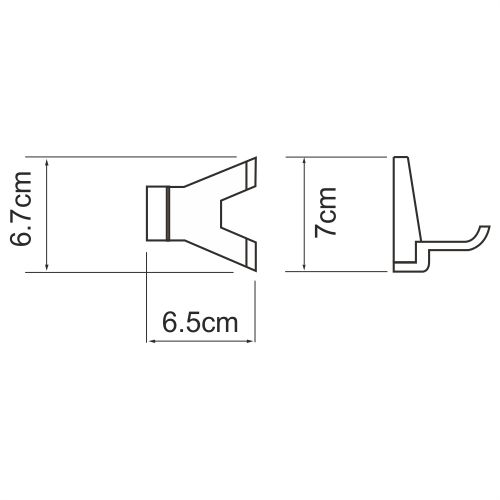 Крючок WasserKRAFT Lopau K-6000, K-6023D
