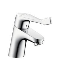 Смеситель для раковины Hansgrohe Focus Care 70, со сливным гарнитуром, хром, 31910000